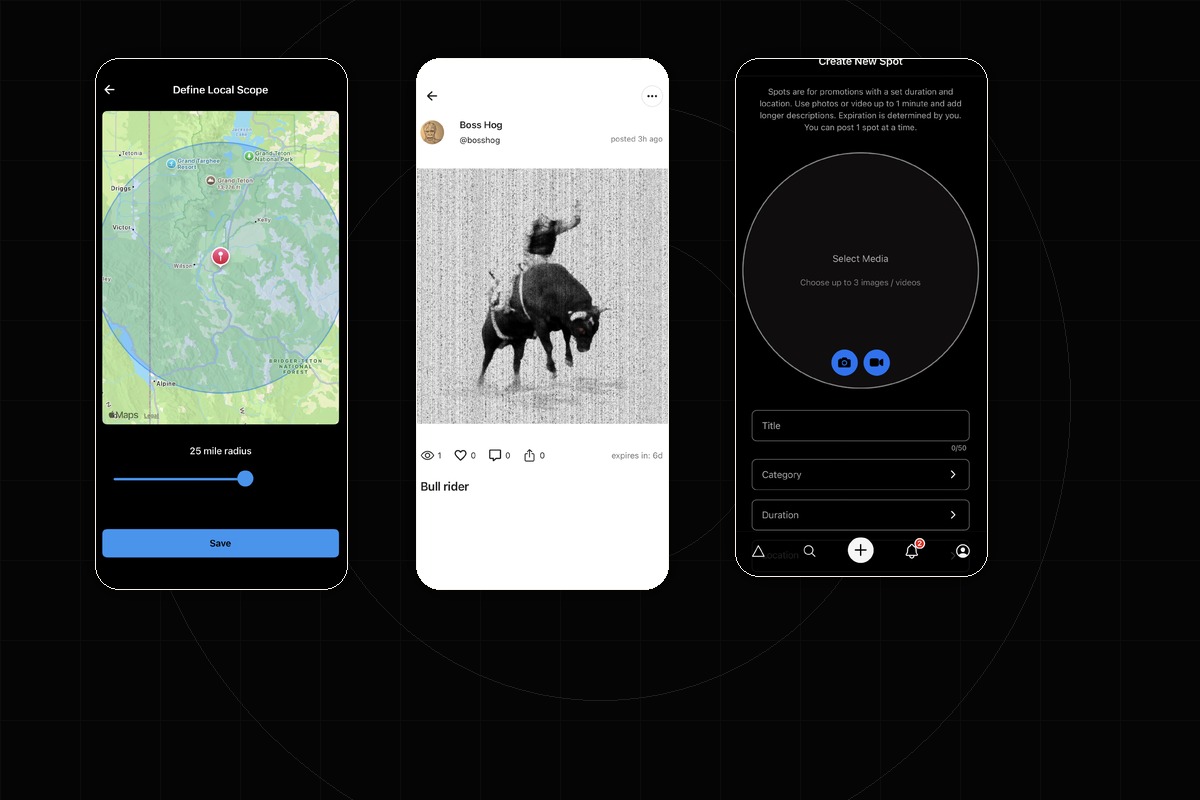 Aperta app screenshots